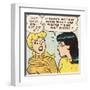 Archie Comics Retro: Betty and Veronica Comic Panel; Wolf Whistle (Aged)-null-Framed Art Print