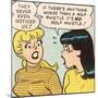 Archie Comics Retro: Betty and Veronica Comic Panel; Wolf Whistle (Aged)-null-Mounted Art Print