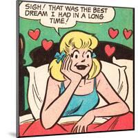 Archie Comics Retro: Betty Comic Panel; Best Dream (Aged)-null-Mounted Poster