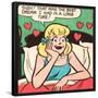 Archie Comics Retro: Betty Comic Panel; Best Dream (Aged)-null-Framed Poster