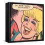 Archie Comics Retro: Betty Comic Panel; Ecstasy! (Aged)-null-Framed Stretched Canvas