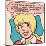 Archie Comics Retro: Betty Comic Panel; Greatest Thing Since Sliced Bread (Aged)-null-Mounted Poster
