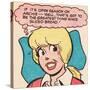 Archie Comics Retro: Betty Comic Panel; Greatest Thing Since Sliced Bread (Aged)-null-Stretched Canvas