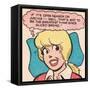 Archie Comics Retro: Betty Comic Panel; Greatest Thing Since Sliced Bread (Aged)-null-Framed Stretched Canvas