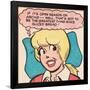 Archie Comics Retro: Betty Comic Panel; Greatest Thing Since Sliced Bread (Aged)-null-Framed Poster