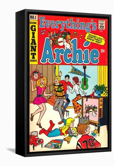 Archie Comics Retro: Everything's Archie Comic Book Cover No.1 (Aged)-null-Framed Stretched Canvas