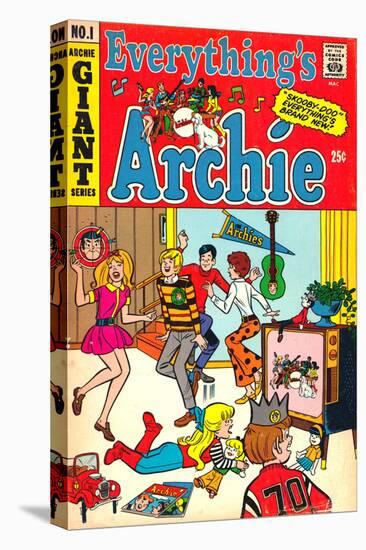 Archie Comics Retro: Everything's Archie Comic Book Cover No.1 (Aged)-null-Stretched Canvas