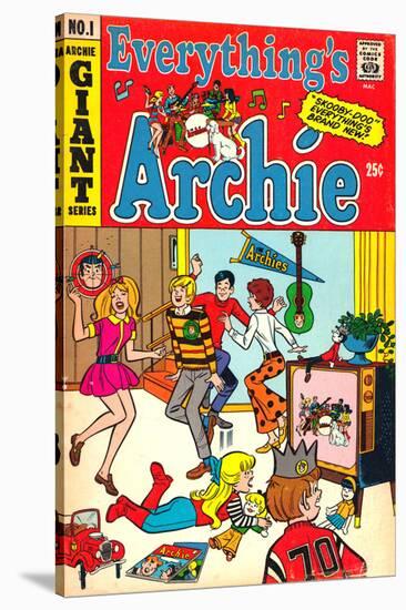 Archie Comics Retro: Everything's Archie Comic Book Cover No.1 (Aged)-null-Stretched Canvas