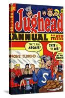 Archie Comics Retro: Jughead Annual Comic Book Cover No.1 (Aged)-null-Stretched Canvas