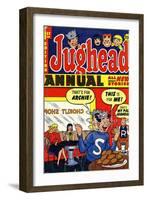 Archie Comics Retro: Jughead Annual Comic Book Cover No.1 (Aged)-null-Framed Art Print