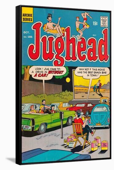 Archie Comics Retro: Jughead Comic Book Cover No.185 (Aged)-null-Framed Stretched Canvas