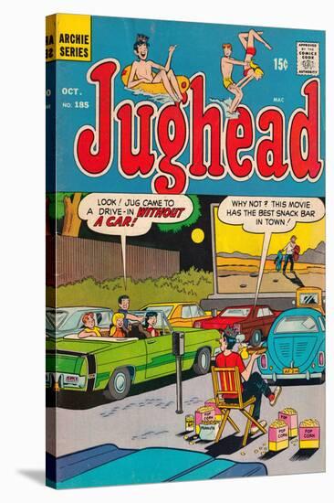 Archie Comics Retro: Jughead Comic Book Cover No.185 (Aged)-null-Stretched Canvas