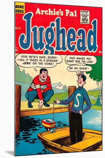 Archie Comics Retro: Jughead Comic Book Cover No.50 (Aged)-null-Mounted Poster