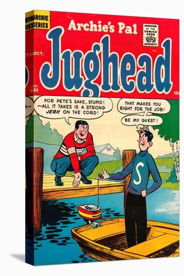 Archie Comics Retro: Jughead Comic Book Cover No.50 (Aged)-null-Stretched Canvas