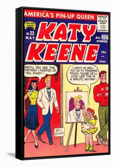 Archie Comics Retro: Katy Keene Comic Book Cover No.22 (Aged)-Bill Woggon-Framed Stretched Canvas