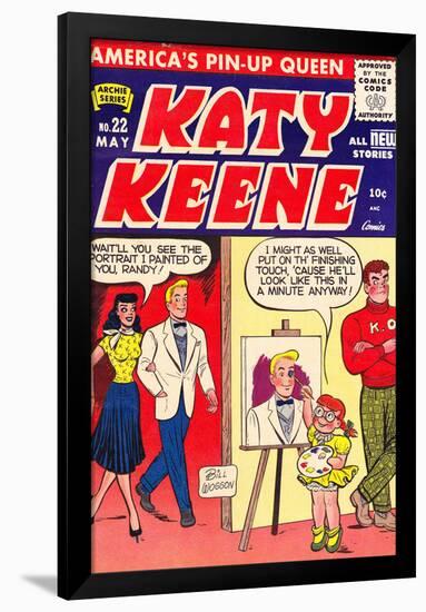 Archie Comics Retro: Katy Keene Comic Book Cover No.22 (Aged)-Bill Woggon-Framed Poster