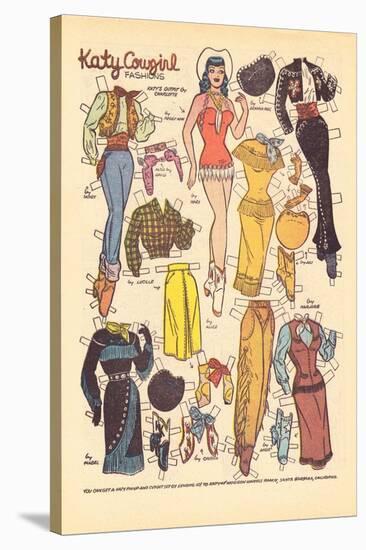 Archie Comics Retro: Katy Keene Cowgirl Fashions (Aged)-Bill Woggon-Stretched Canvas