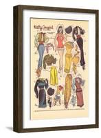 Archie Comics Retro: Katy Keene Cowgirl Fashions (Aged)-Bill Woggon-Framed Art Print