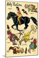 Archie Comics Retro: Katy Keene Cowgirl Fashions (Aged)-Bill Woggon-Mounted Art Print