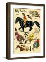 Archie Comics Retro: Katy Keene Cowgirl Fashions (Aged)-Bill Woggon-Framed Art Print