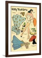 Archie Comics Retro: Katy Keene Fashions (Aged)-Bill Woggon-Framed Art Print