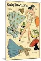 Archie Comics Retro: Katy Keene Fashions (Aged)-Bill Woggon-Mounted Art Print