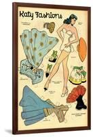 Archie Comics Retro: Katy Keene Fashions (Aged)-Bill Woggon-Framed Art Print