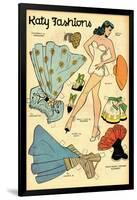 Archie Comics Retro: Katy Keene Fashions (Aged)-Bill Woggon-Framed Art Print