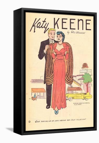 Archie Comics Retro: Katy Keene Pin-Up (Aged)-Bill Woggon-Framed Stretched Canvas