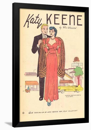 Archie Comics Retro: Katy Keene Pin-Up (Aged)-Bill Woggon-Framed Poster