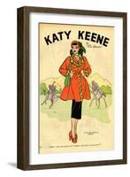 Archie Comics Retro: Katy Keene Pin-Up (Aged)-Bill Woggon-Framed Art Print