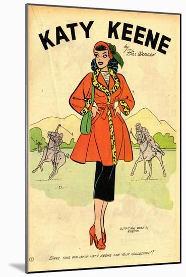 Archie Comics Retro: Katy Keene Pin-Up (Aged)-Bill Woggon-Mounted Art Print