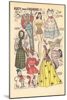 Archie Comics Retro: Katy Keene Snow Fashions (Aged)-Bill Woggon-Mounted Art Print