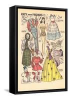 Archie Comics Retro: Katy Keene Snow Fashions (Aged)-Bill Woggon-Framed Stretched Canvas