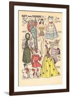 Archie Comics Retro: Katy Keene Snow Fashions (Aged)-Bill Woggon-Framed Art Print