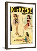 Archie Comics Retro: Katy Keene The Pin-Up Queen (Aged)-Bill Woggon-Framed Art Print