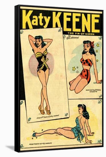 Archie Comics Retro: Katy Keene The Pin-Up Queen (Aged)-Bill Woggon-Framed Stretched Canvas