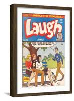 Archie Comics Retro: Laugh Comic Book Cover No.25 (Aged)-Al Fagaly-Framed Art Print