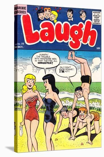 Archie Comics Retro: Laugh Comic Book Cover No.77 (Aged)-null-Stretched Canvas