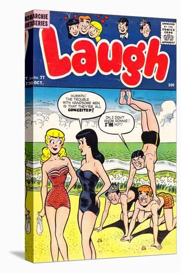 Archie Comics Retro: Laugh Comic Book Cover No.77 (Aged)-null-Stretched Canvas