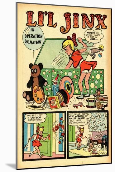 Archie Comics Retro: Li'l Jinx Comic Book Page Operation Dalmatian (Aged)-Joe Edwards-Mounted Art Print