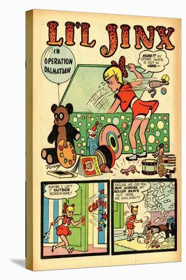 Archie Comics Retro: Li'l Jinx Comic Book Page Operation Dalmatian (Aged)-Joe Edwards-Stretched Canvas