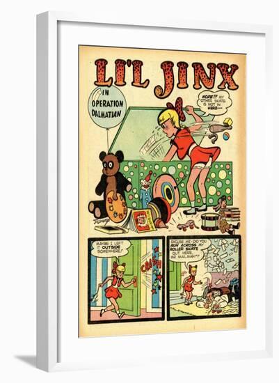 Archie Comics Retro: Li'l Jinx Comic Book Page Operation Dalmatian (Aged)-Joe Edwards-Framed Art Print