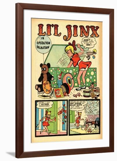 Archie Comics Retro: Li'l Jinx Comic Book Page Operation Dalmatian (Aged)-Joe Edwards-Framed Art Print