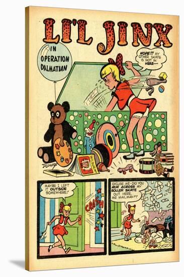 Archie Comics Retro: Li'l Jinx Comic Book Page Operation Dalmatian (Aged)-Joe Edwards-Stretched Canvas