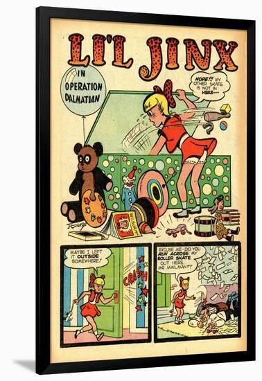 Archie Comics Retro: Li'l Jinx Comic Book Page Operation Dalmatian (Aged)-Joe Edwards-Framed Art Print