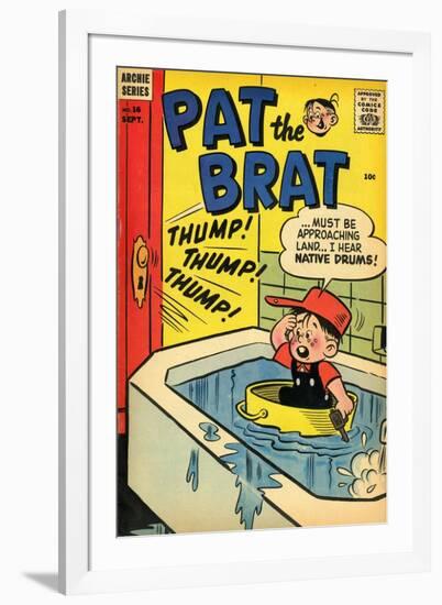 Archie Comics Retro: Pat the Brat Comic Book Cover No.16 (Aged)-null-Framed Art Print