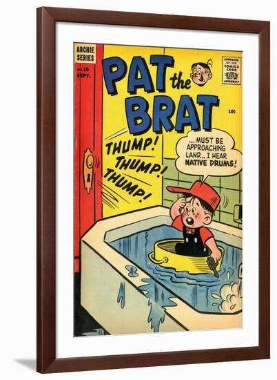 Archie Comics Retro: Pat the Brat Comic Book Cover No.16 (Aged)-null-Framed Art Print