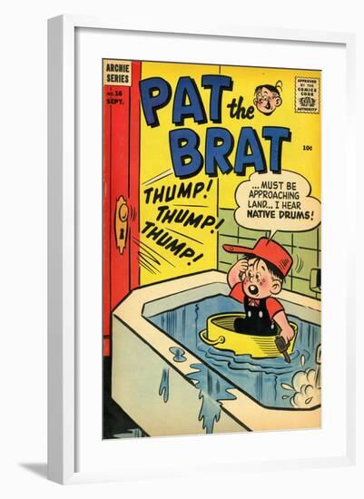 Archie Comics Retro: Pat the Brat Comic Book Cover No.16 (Aged)-null-Framed Art Print