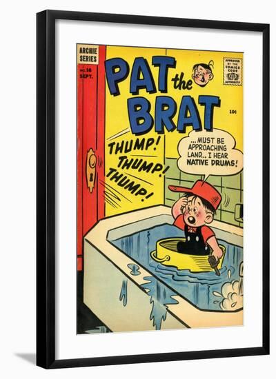 Archie Comics Retro: Pat the Brat Comic Book Cover No.16 (Aged)-null-Framed Art Print